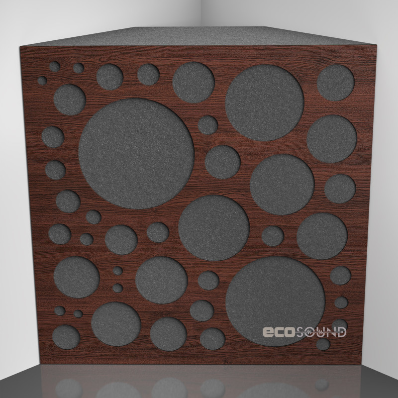 Bass trap Ecosound EcoBubble Plastic Red 50 x 50 cm 150 mm