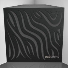 Bass trap Ecosound Chimera HDF-Black 50 x 50 cm 150 mm black