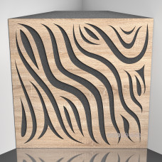 Bass Trap Ecosound Chimera Lt-Sonoma-Oak 50 x 50 cm 150 mm latte