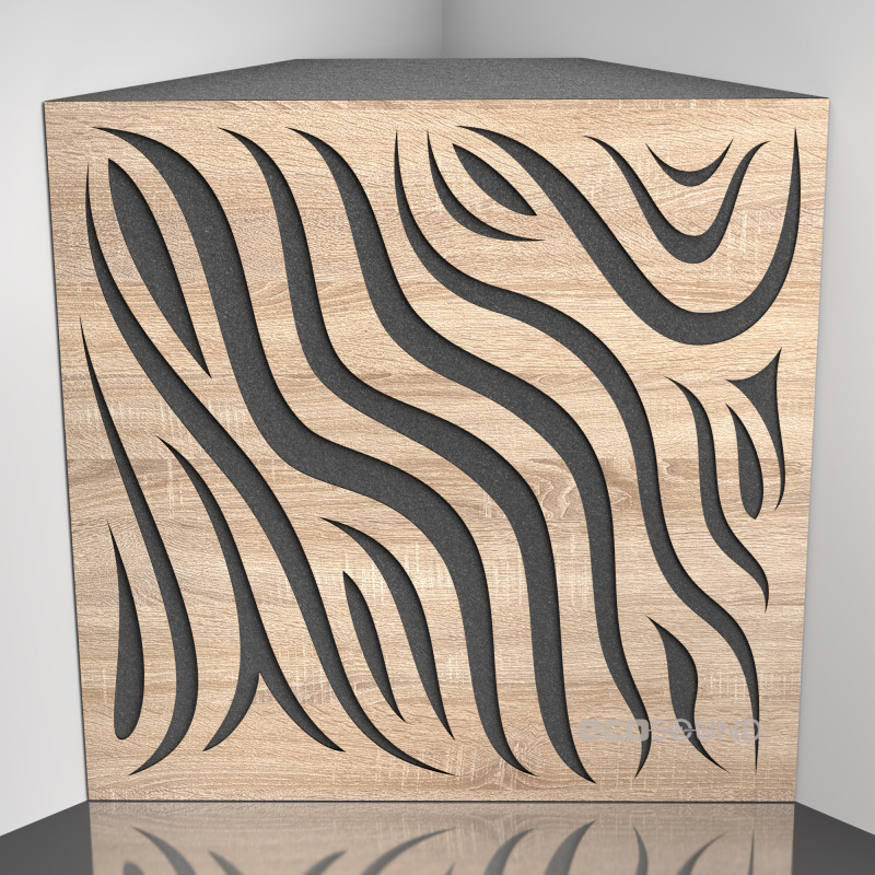 Bass trap Ecosound Chimera Apple-Locarno 50 x 50 cm 150 mm brown