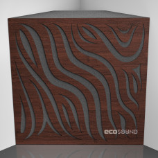 Bass trap Ecosound Chimera Wenge 50 x 50 cm 150 mm brown