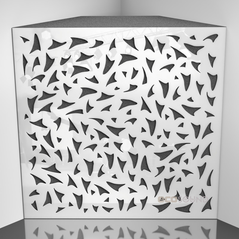 Bass trap Ecosound EcoFly Plastic Black 50 x 50 cm 150 mm