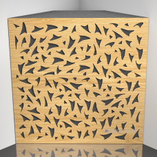 Bass Trap Ecosound EcoFly Sherwood-Oak 50 x 50 cm 150 mm light oak