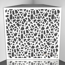 Bass trap Ecosound EcoArt HDF-White 50 x 50 cm 150 mm white