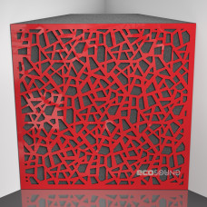 Bass trap Ecosound EcoArt Plastic Red 50 x 50 cm 150 mm