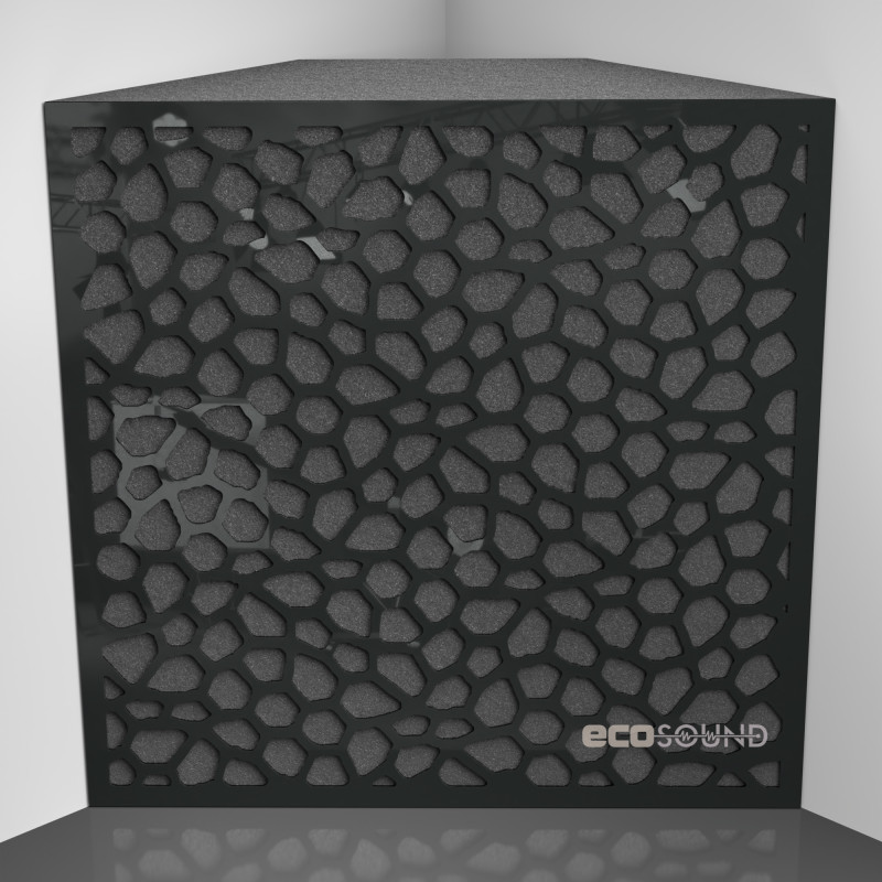 Bass trap Ecosound EcoNet Plastic White 50 x 50 cm 150 mm