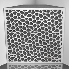 Bass trap Ecosound EcoNet Plastic White 50 x 50 cm 150 mm