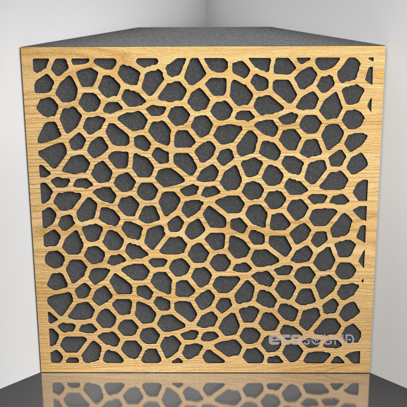 Bass trap Ecosound EcoNet Plastic White 50 x 50 cm 150 mm