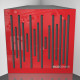 Bass trap Ecosound EcoWave Plastic Red 50 x 50 cm 150 mm