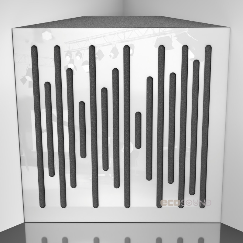 Bass trap Ecosound EcoWave Plastic White 50 x 50 cm 150 mm