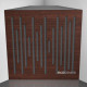 Bass trap Ecosound EcoWave Wenge 50 x 50 cm 150 mm brown