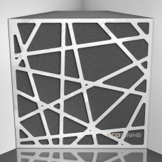 Bass trap Ecosound EcoArt XL Plastic White 50 x 50 cm 150 mm