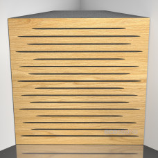 Bass trap Ecosound EcoTone Sherwood-Oak 50 x 50 cm 150 mm light oak