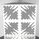 Bass trap Ecosound 4Diagonals HDF-Black 50 x 50 cm 150 mm black
