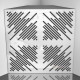 Bass trap Ecosound 4Diagonals HDF-Black 50 x 50 cm 150 mm black
