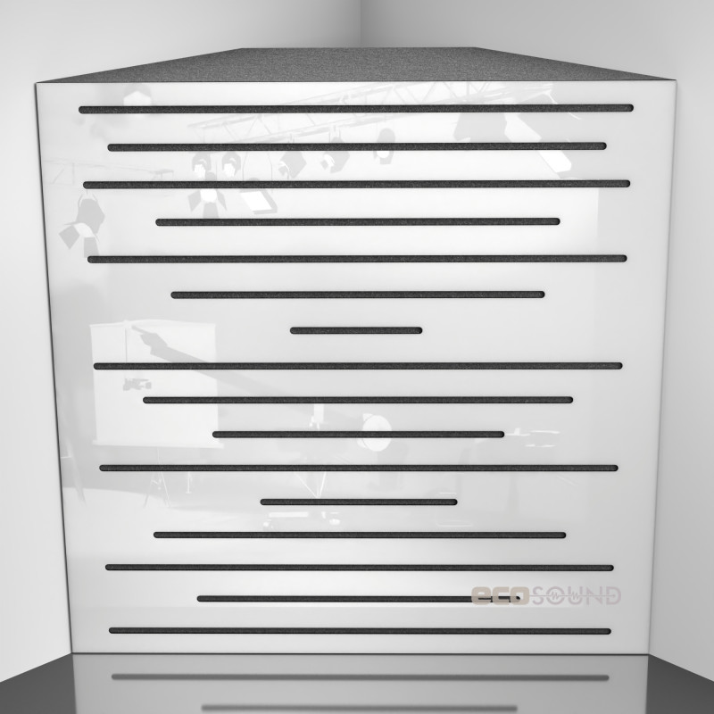 Bass trap Ecosound EcoPulse Plastic Red 50 x 50 cm 150 mm