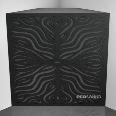 Bass trap Ecosound Chimera F HDF-Black 50 x 50 cm 150 mm black