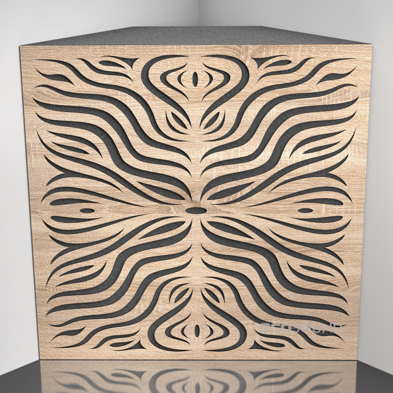 Bass Trap Ecosound Chimera F Plastic Black 50 x 50 cm 150 mm