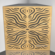 Bass trap Ecosound Chimera F Sherwood-Oak 50 x 50 cm 150 mm light oak