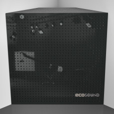 Bass trap Ecosound Rhombus Plastic Black 50 x 50 cm 150 mm