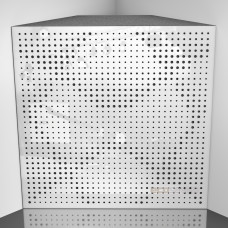 Bass trap Ecosound Rhombus Plastic White 50 x 50 cm 150 mm