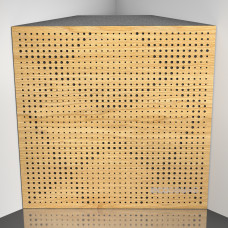 Bass trap Ecosound Rhombus Sherwood-Oak 50 x 50 cm 150 mm light oak