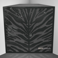 Bass Trap Ecosound Zebra Plastic Black 50 x 50 cm 150 mm