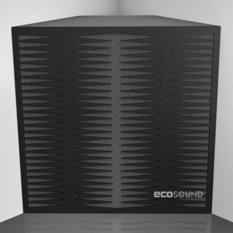 Bass trap Ecosound Backgammon Wenge 50 x 50 cm 150 mm brown