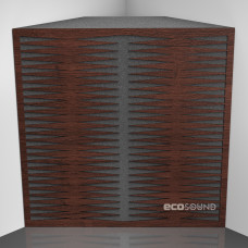 Bass trap Ecosound Backgammon Wenge 50 x 50 cm 150 mm brown