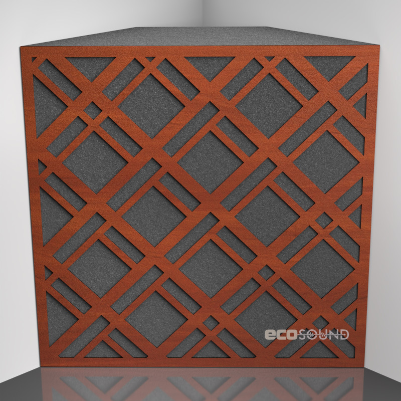 Bass Trap Ecosound Grille Plastic Black 50 x 50 cm 150 mm