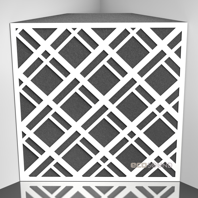 Bass Trap Ecosound Grille Plastic Black 50 x 50 cm 150 mm