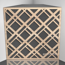 Bass Trap Ecosound Grille Lt-Sonoma-Oak 50 x 50 cm 150 mm latte