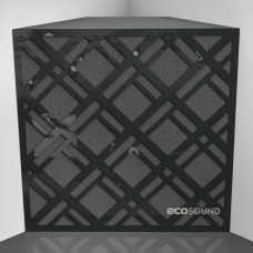 Bass Trap Ecosound Grille Plastic Black 50 x 50 cm 150 mm