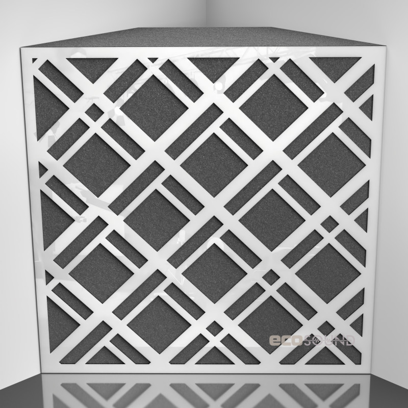 Bass Trap Ecosound Grille Plastic Black 50 x 50 cm 150 mm