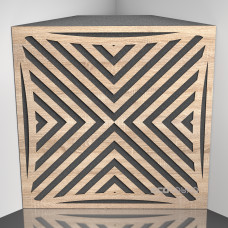 Bass trap Ecosound Urban Lt-Sonoma-Oak 50 x 50 cm 150 mm latte