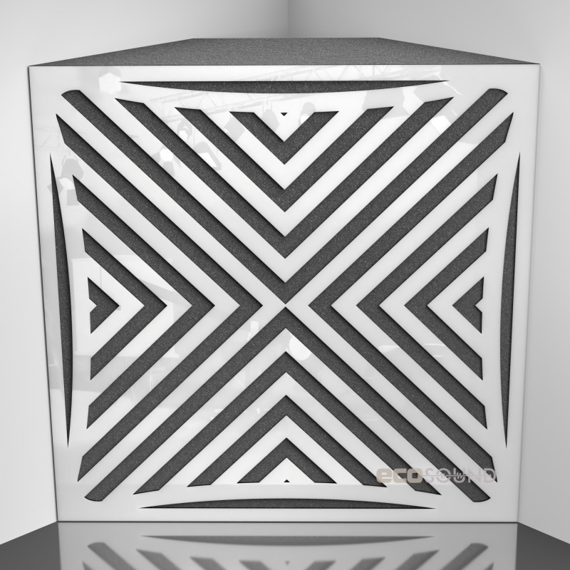 Bass Trap Ecosound Urban Sherwood-Oak 50 x 50 cm 150 mm light oak