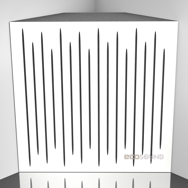 Bass trap Ecosound EcoTone HDF-White 50 x 50 cm 150 mm white