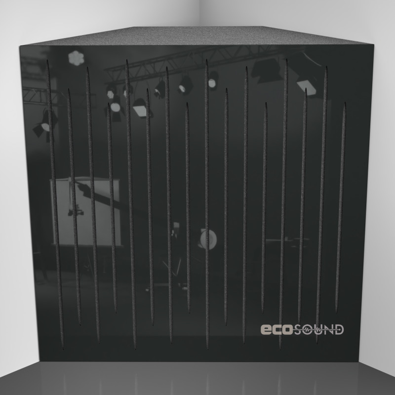 Bass trap Ecosound EcoTone Plastic Black 50 x 50 cm 150 mm