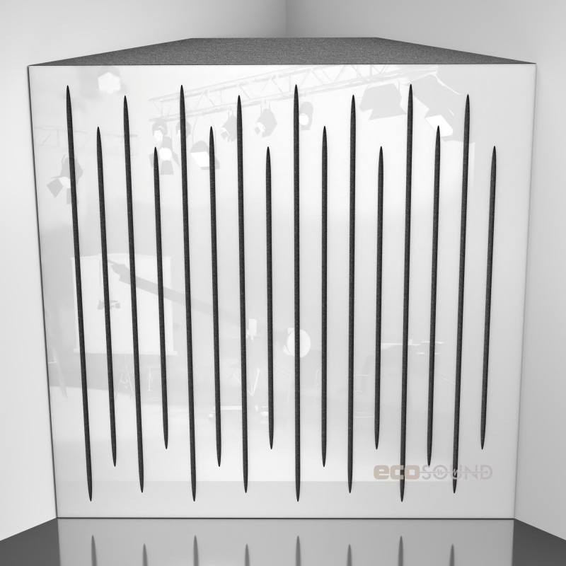 Bass trap Ecosound EcoTone Plastic White 50 x 50 cm 150 mm