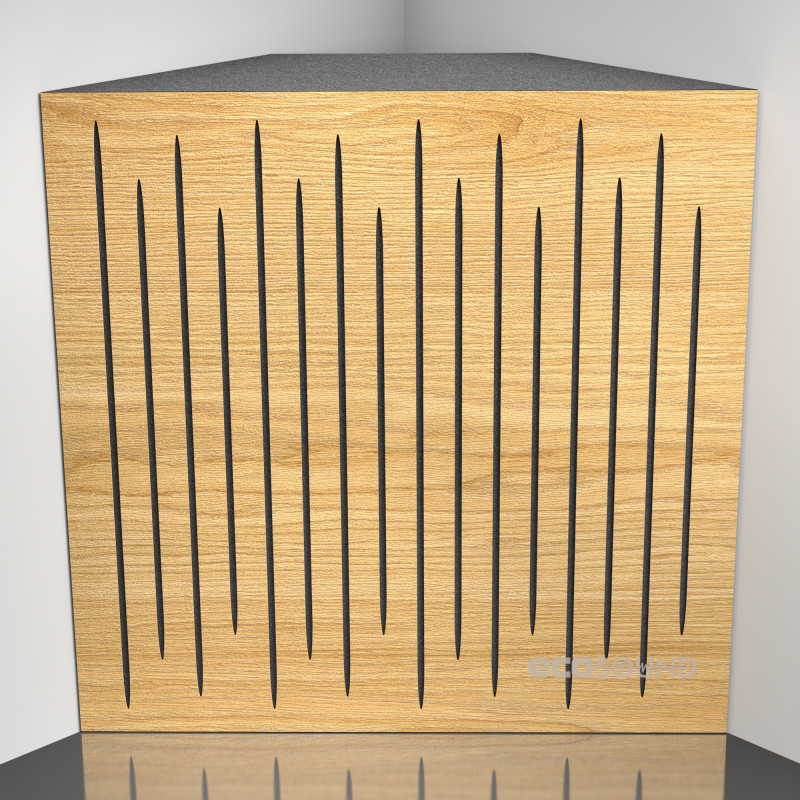 Bass trap Ecosound EcoTone Sherwood-Oak 50 x 50 cm 150 mm light oak