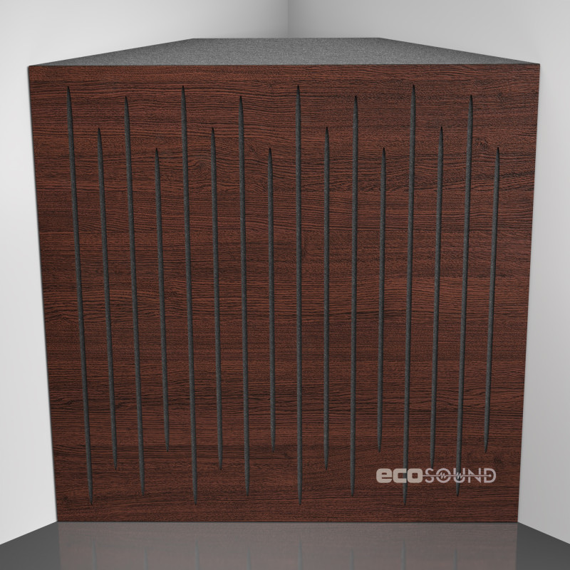 Bass trap Ecosound EcoTone Wenge 50 x 50 cm 150 mm brown