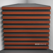 Bass trap Ecosound Comb Apple-Locarno 50 x 50 cm 150 mm brown
