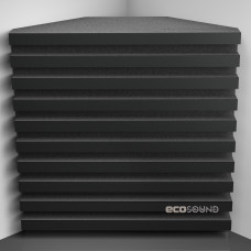 Bass trap Ecosound Comb HDF-Black 50 x 50 cm 150 mm black