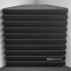 Bass trap Ecosound Comb HDF-Black 50 x 50 cm 150 mm black