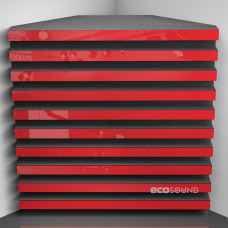 Bass trap Ecosound Comb Plastic Red 50 x 50 cm 150 mm
