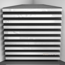 Bass trap Ecosound Comb Plastic White 50 x 50 cm 150 mm
