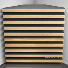 Bass Trap Ecosound Comb Sherwood-Oak 50 x 50 cm 150 mm light oak