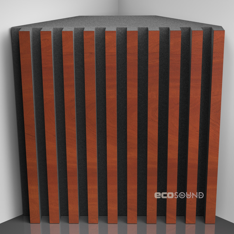 Bass trap Ecosound Comb Apple-Locarno 50 x 50 cm 150 mm brown