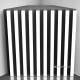 Bass trap Ecosound Comb HDF-White 50 x 50 cm 150 mm white