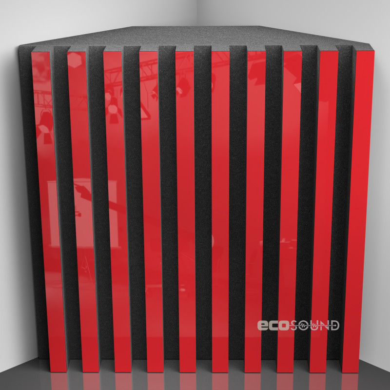 Bass trap Ecosound Comb Plastic Red 50 x 50 cm 150 mm